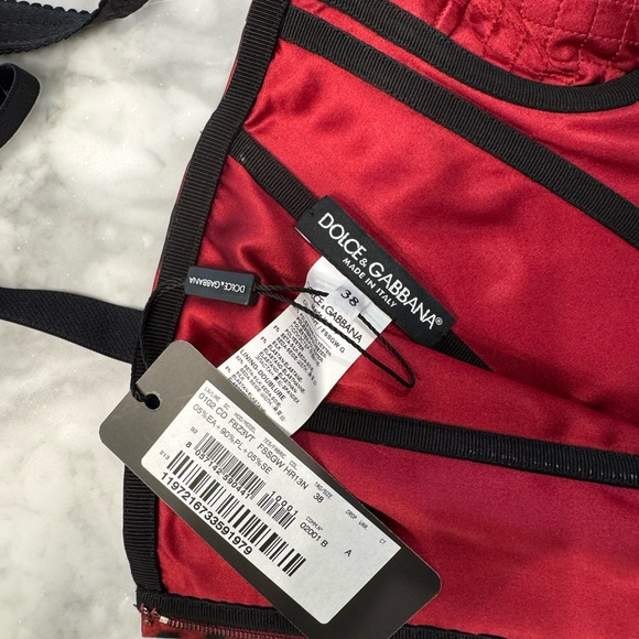 Dolce & Gabbana Leopard Print Red Dress - Picture 5 of 9